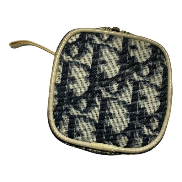 Vintage Christian Dior Trotter PVC x Leather No.2 Navy Multi-Pouch - Picture 12 of 13